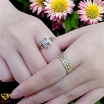 Nhẫn nữ vàng màu (mã NVM 4145)